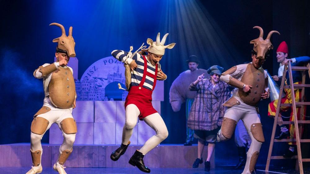 Od piątku "Koziołek Matołek i zagadka ratuszowej wieży" w reż. Ł. Brzezińskiego w Teatrze Muzycznym, fot. M. Kordula, materiały Teatru Muzycznego - grafika artykułu