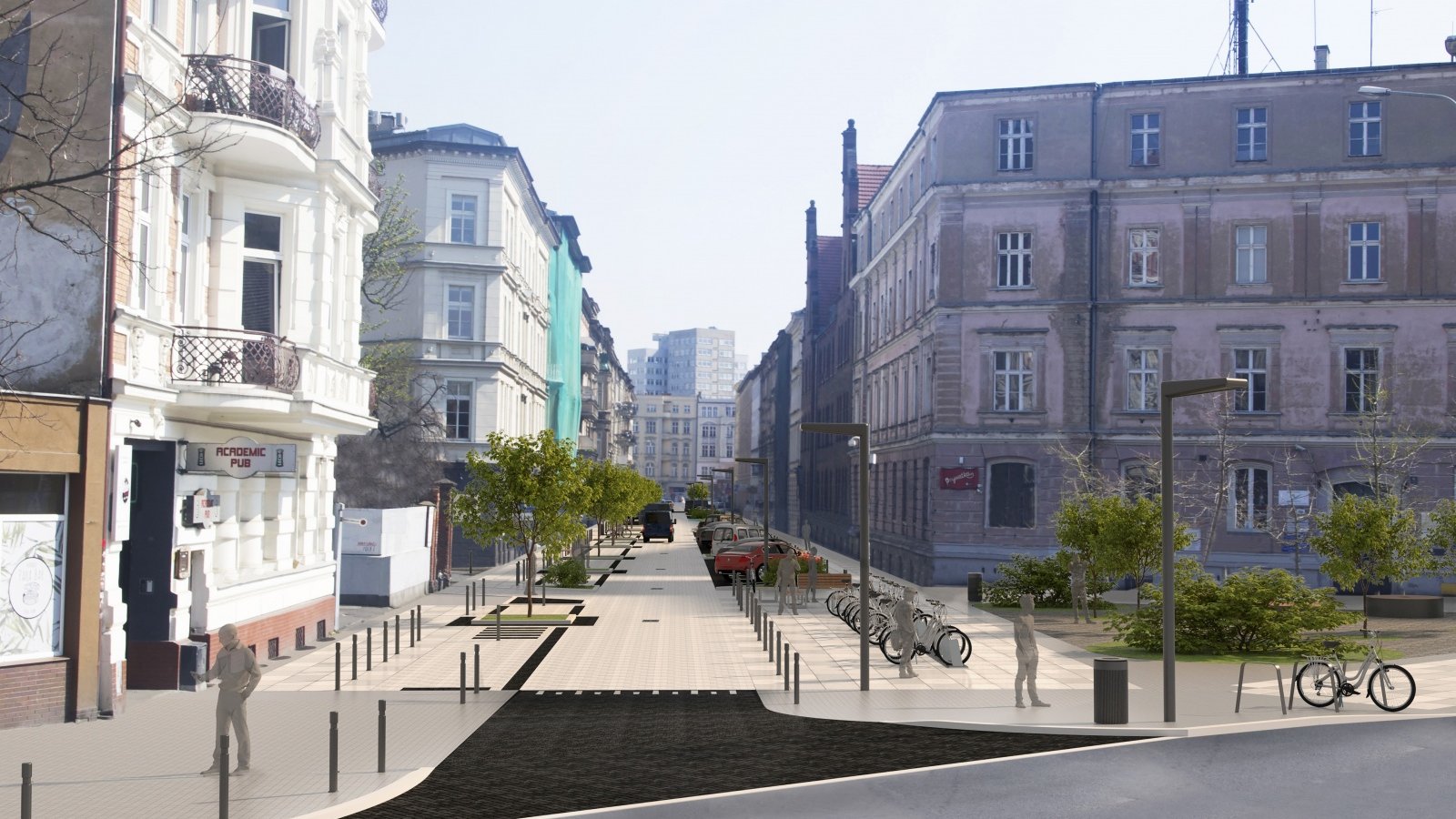 Tak mają wyglądać ul. Taczaka i Garncarska po przebudowie, fot. PIM