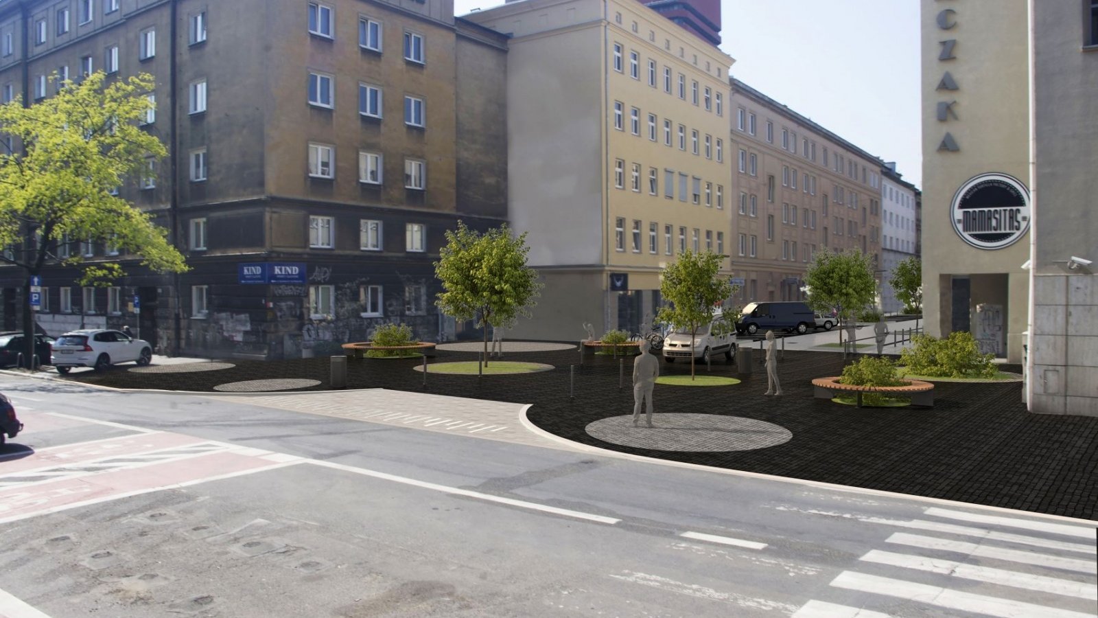 Tak mają wyglądać ul. Taczaka i Garncarska po przebudowie, fot. PIM