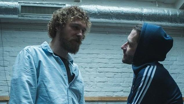 Premierowy "Hamlet" w reż. Mai Kleczewskiej już w ten weekend w Starej Rzeźni. Na zdjęciu: Roman Lutskyi i Piotr Dąbrowski podczas prób do Hamleta, fot. Jakub Papuga