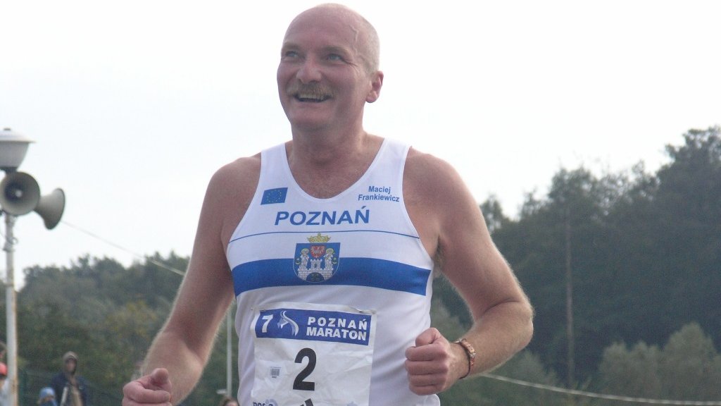 Maciej Frankiewicz był inicjatorem organizowania w Poznaniu maratonu i zawsze brał w nim udział, fot. marathon.poznan.pl