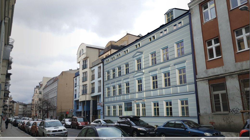 Wizualizacja kamienicy po remoncie, fot. ZKZL