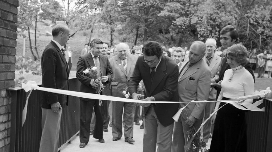 Ceremonia otwarcia Ośrodka Rekreacyjno Sportowego na os. Piastowskim, 17.07.1979, Fot. Stanisław Wiktor / cyryl.poznan.pl