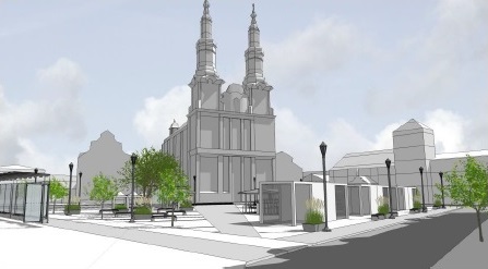 Wizualizacja możliwego wyglądu placu Bernardyńskiego fot. MPU - grafika artykułu