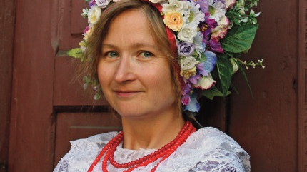 Autorka Maja Rausch w bamberskim stroju, fot. Maria Magdalena Pocgaj