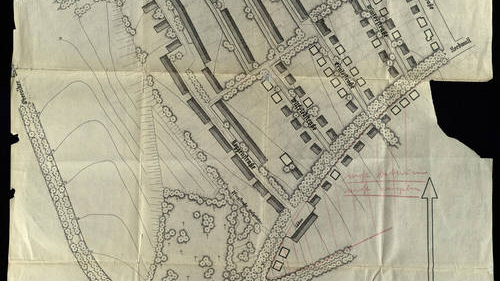 Plan okolic ul. Winogrady z 1940 r., wykonany w czasie niemieckiej okupacji, stanowił adaptację przedwojennych, polskich planów zagospodarowania Winiar (Winograd). Właściciel: Archiwum Państwowe w Poznaniu