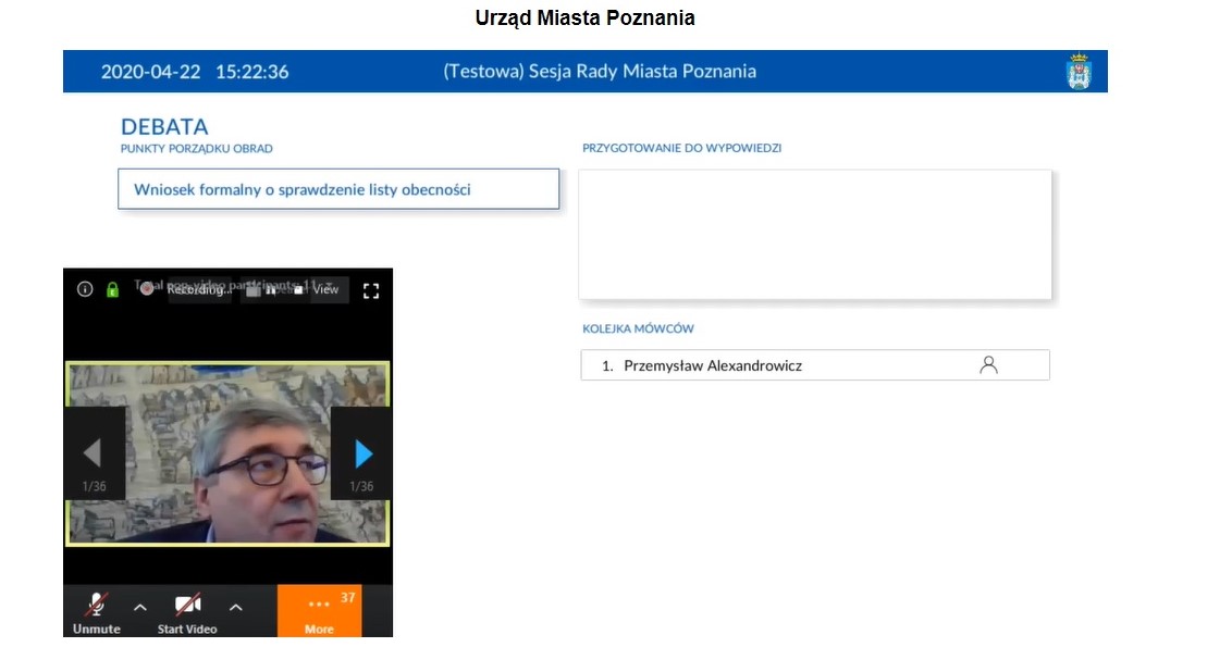 Testowa sesja RMP w trybie zdalnym odbyła się w środę 22 czerwca - grafika artykułu