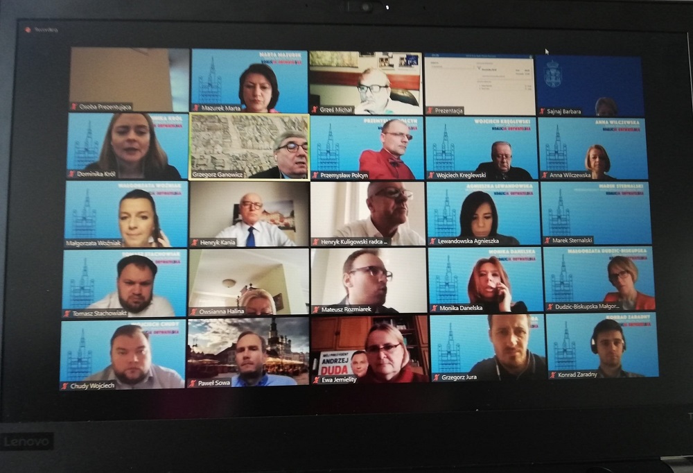 Zdalna sesja Rady Miasta Poznania w dniu 05.05.2020 - grafika artykułu