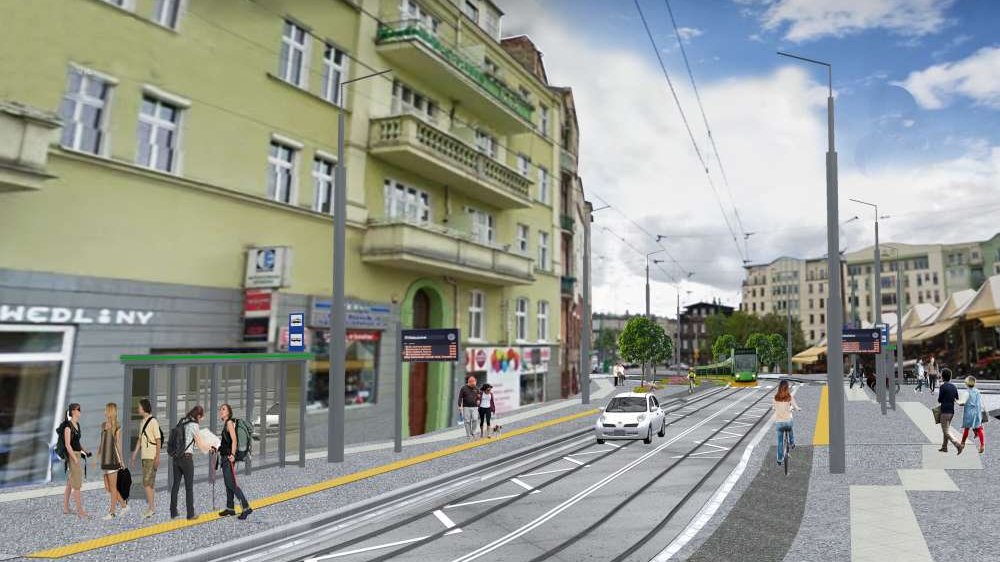 Przebudowa ul. Wierzbięcice i 28 Czerwca 1956 roku - wizualizacje ulic po remoncie, fot. UMP