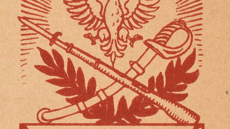 "Artyści Poznańscy Żołnierzowi", ulotka z czasów wojny polsko-bolszewickiej kolportowana w Poznaniu, 1920 r., ze zb. Polona