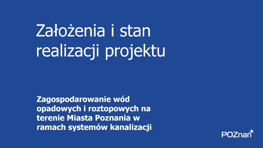 Zagodspodarowanie wód opadowych w sieci kanalizacyjnej, Fot. RMP