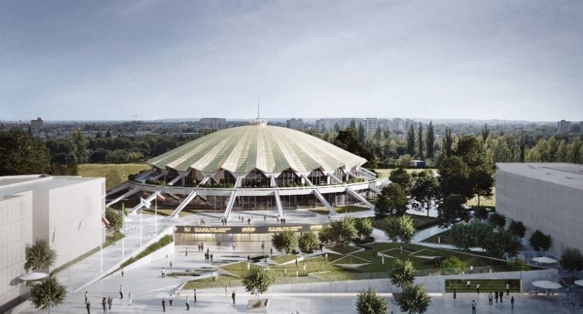 Wizualizacja Areny i jej otoczenia po przebudowie, fot. Grupa MTP/CFD Architekci - grafika artykułu