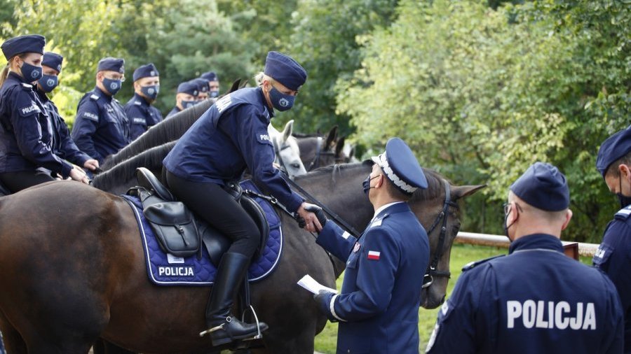 Ogniwo Konne Komendy Miejskiej Policji w Poznaniu, Fot. KMP