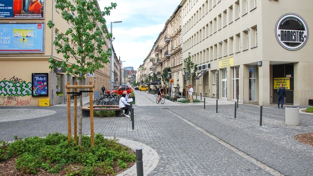 Zrewitalizowana ul. Taczaka, wrzesień 2020 r. (fot. PIM)
