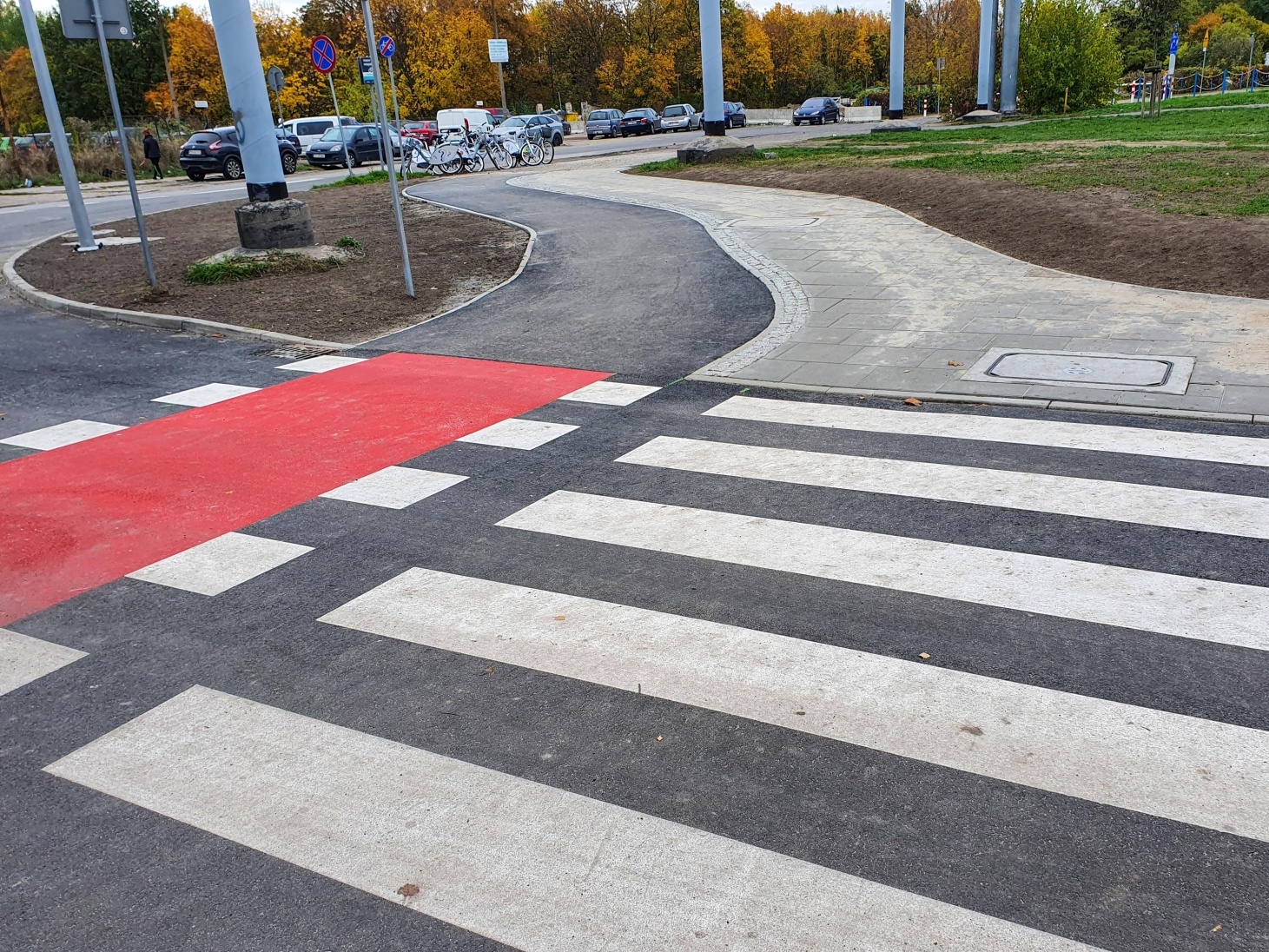 Droga rowerowa na ul. Dolna Wilda, fot. Poznańskie Inwestycje Miejskie - grafika artykułu