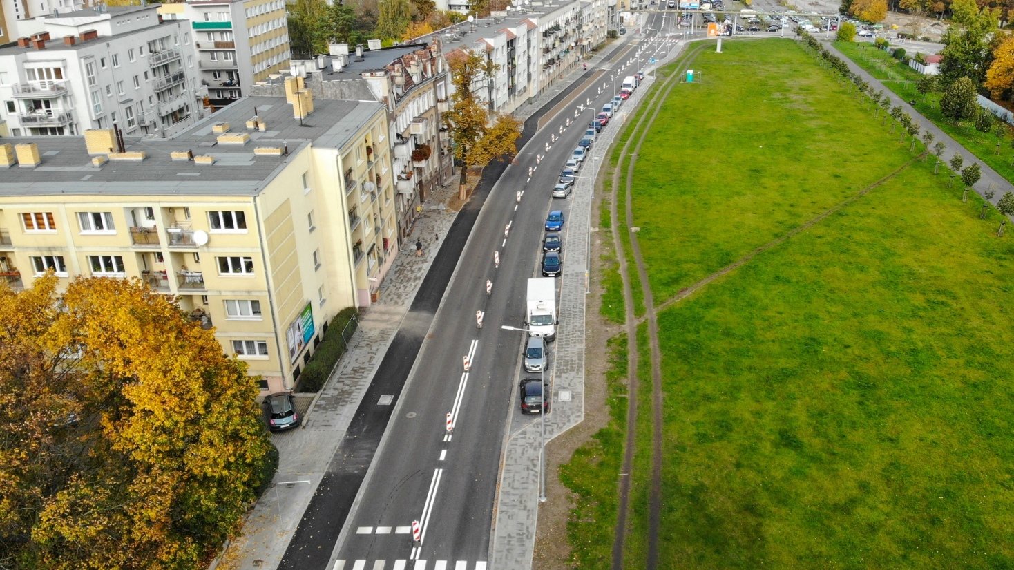 Droga rowerowa na ul. Dolna Wilda, fot. Poznańskie Inwestycje Miejskie