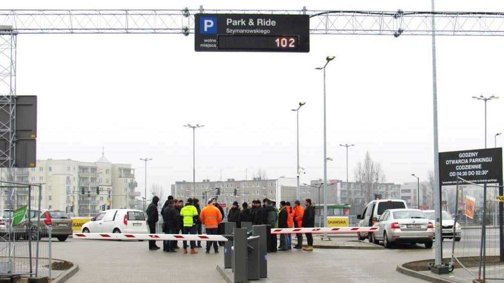 Parking park and ride przy ul. Szymanowskiego, Fot. ZTM