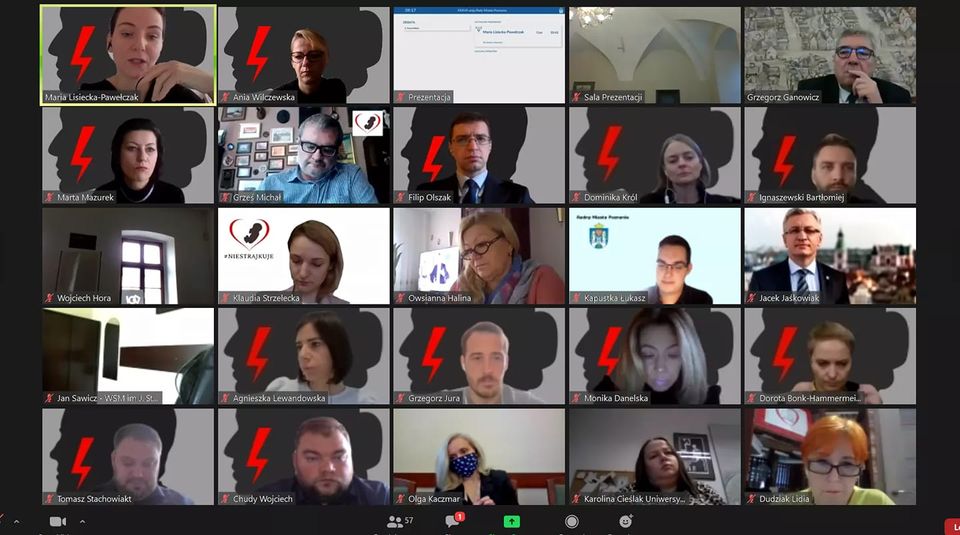 XXXVII sesja Rady Miasta Poznania w trybie zdalnym, Fot. Anna Wilczewska/Facebook - grafika artykułu