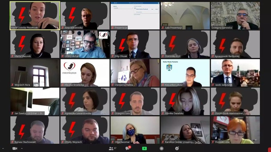 XXXVII sesja Rady Miasta Poznania w trybie zdalnym, Fot. Anna Wilczewska/Facebook