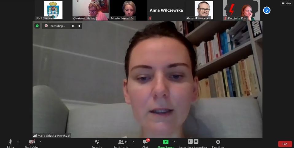 Maria Lisiecka-Pawełczak, Przewodnicząca Komisji Rodziny, Polityki Społecznej i Zdrowia, fot. RMP - grafika artykułu