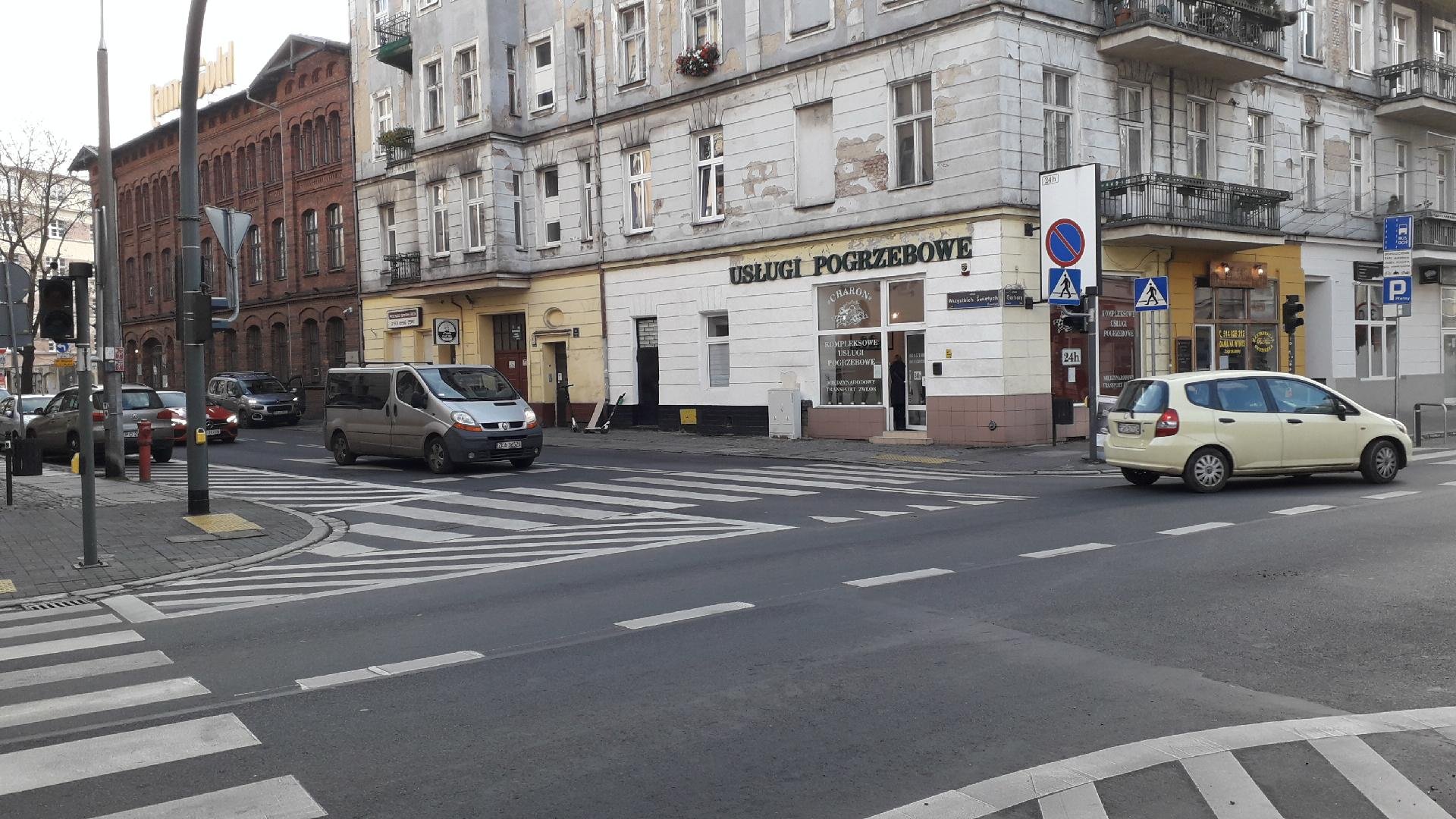 Sygnalizacja świetlna na skrzyżowaniu ul. Garbary i Wszystkich Świętych, fot. Biuletyn Miejski