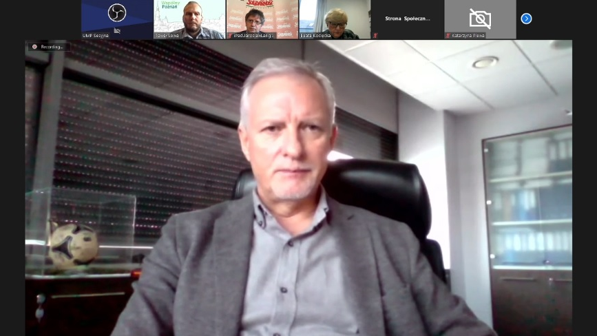 Mariusz Wiatrowski, prezes Ławicy, fot. RMP