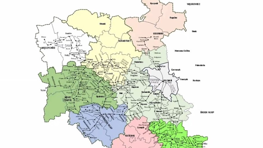 Schemat połączeń autobusowych WTR, fot. RMP