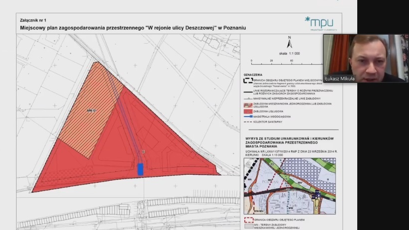 Projekt MPZP dla ul. Deszczowej, fot. MPU
