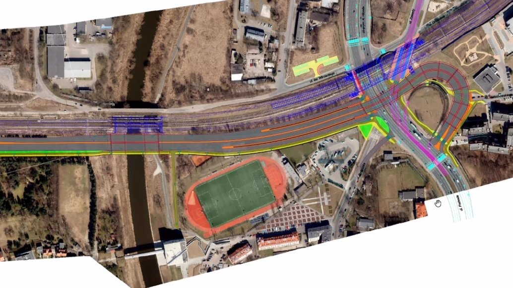 Domknięcie I ramy komunikacyjnej, "ślimak" w rejonie ul. Zawady