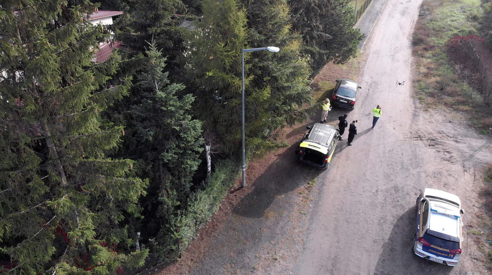 Loty dronem antysmogowym, fot, UMP - grafika artykułu