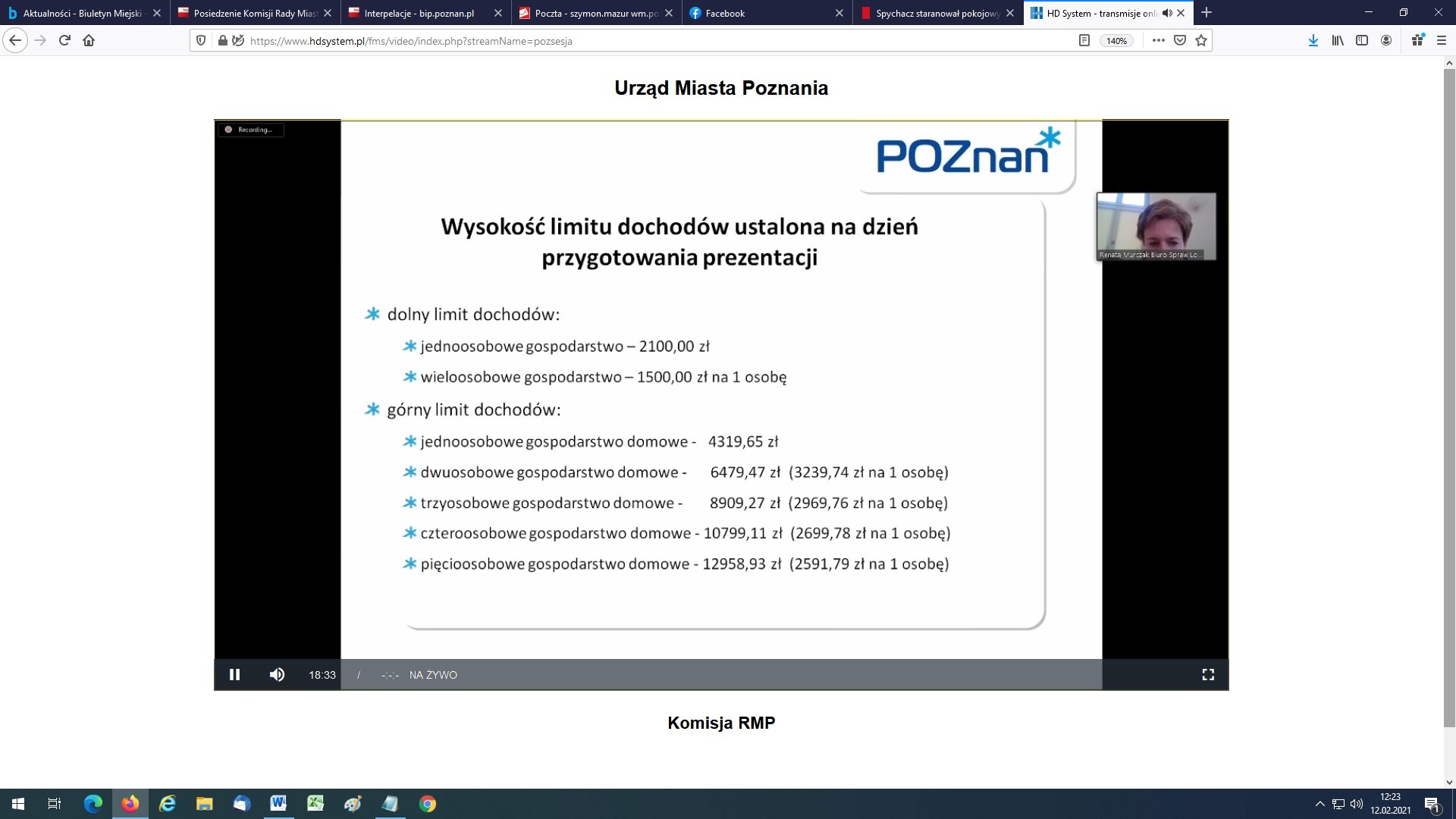 Projekt uchwały POZnań - i zamieszkaj, kryteria dochodowe, fot. RMP