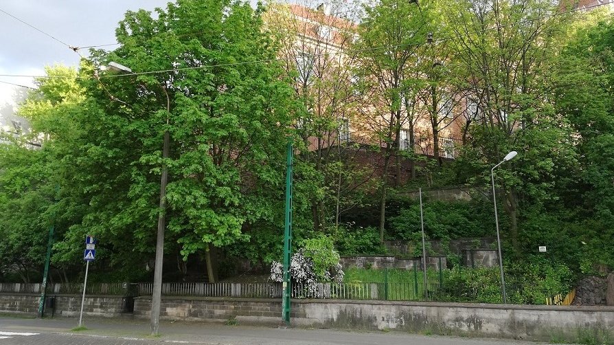 Wejście na Wzgórze Przemysła od strony ul. 23 Lutego (fot. Tomasz Dworek)