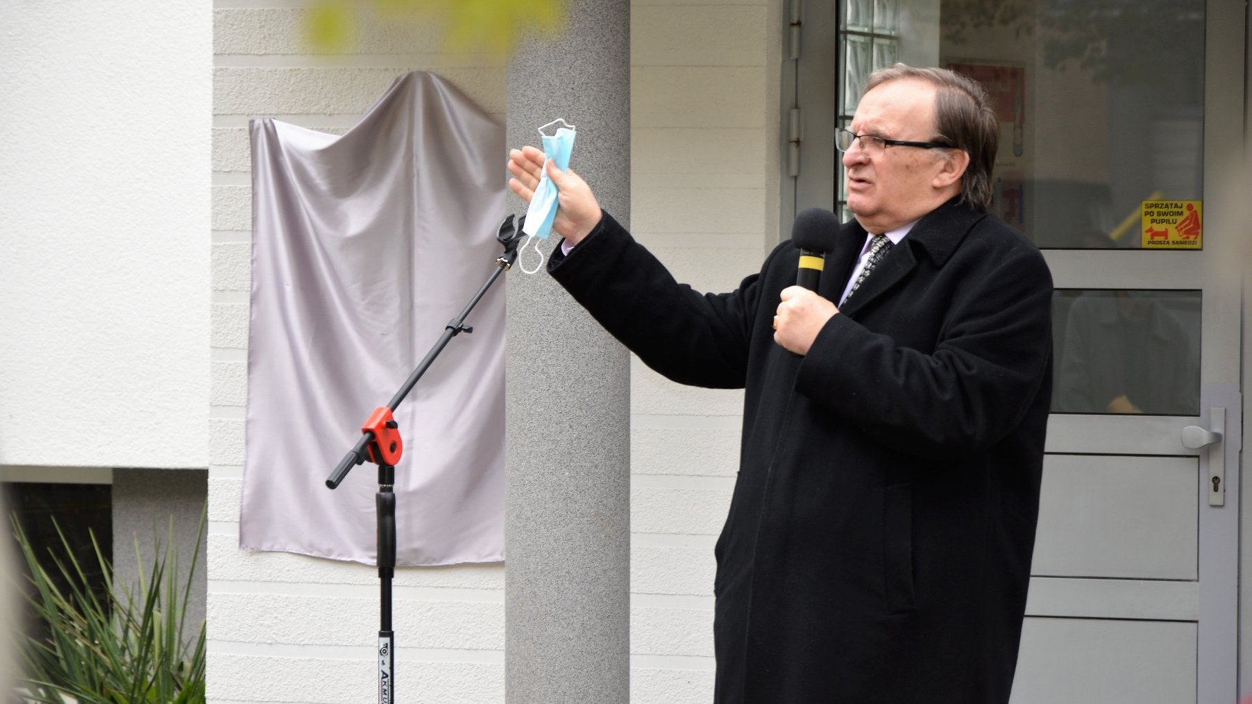 Odsłonięcie tablicy Olgi Sawickiej, fot. Małgorzata Melinger