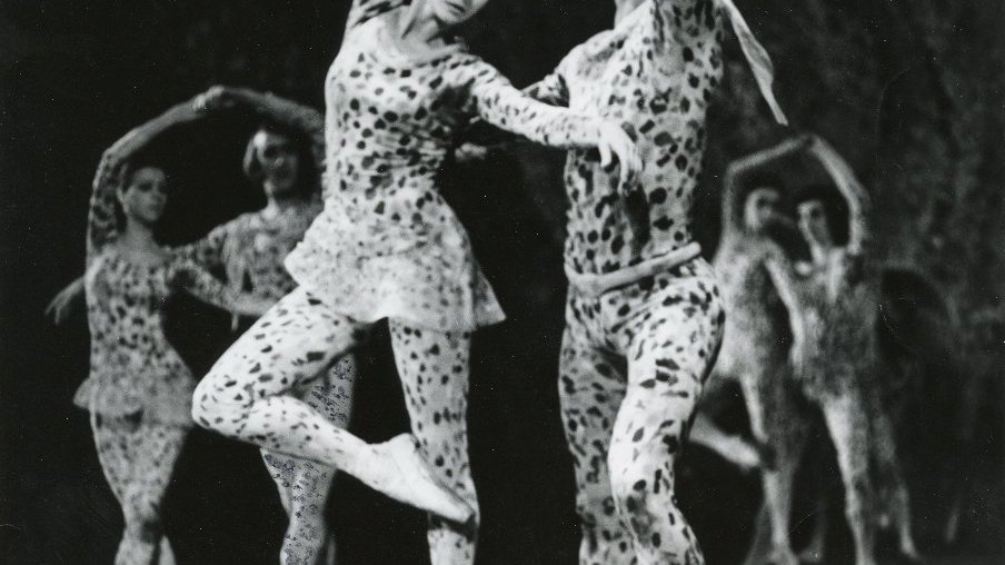 Olga Sawicka i Wiesław Kościelski, Divertimento, 1970, fot. Grażyna Wyszomirska - Instytut Teatralny