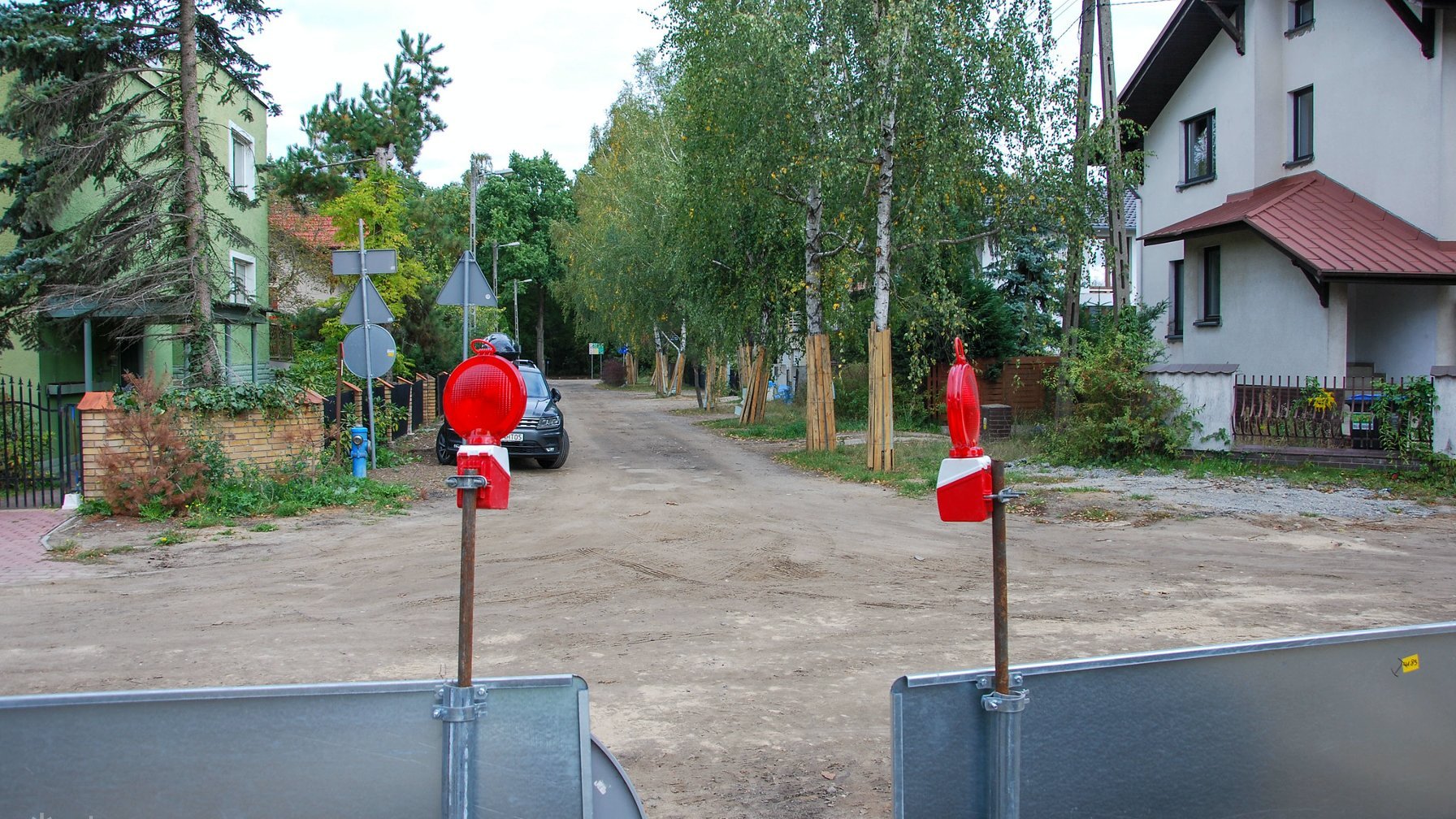 Zabezpieczenia drzew w czasie prac na ul. Elbląskiej, fot. PIM