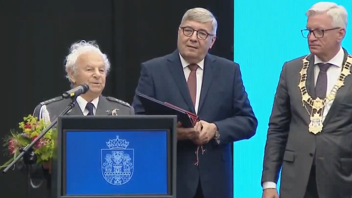 Hieronim Kowalczyk, zasłużony dla Miasta Poznania, fot. RMP