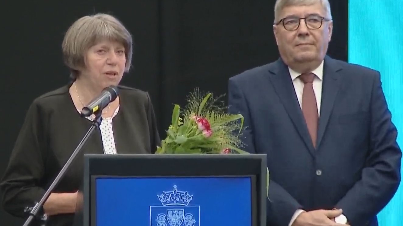 Barbara Napieralska, zasłużona dla Miasta Poznania, fot. RMP