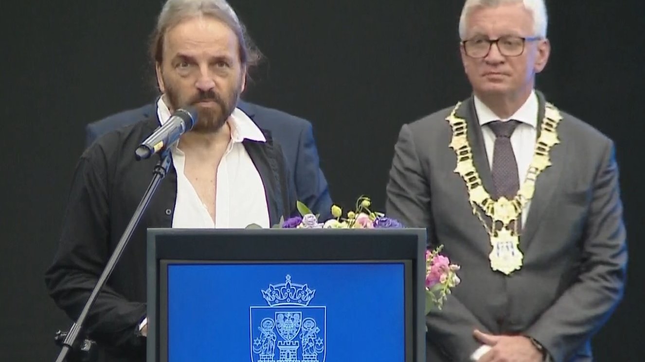 Maciej Rychły, laureat Nagrody Artystycznej Miasta Poznania, fot. RMP