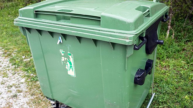 Kontener na odpady, Fot. Tiia Monto Wikimedia Commons
