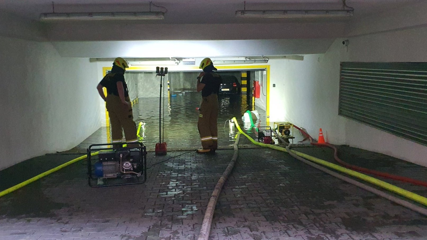 Działania straży pożarnej w czasie nawałnicy z 22 czerwca 2021, Fot. OSP Głuszyna