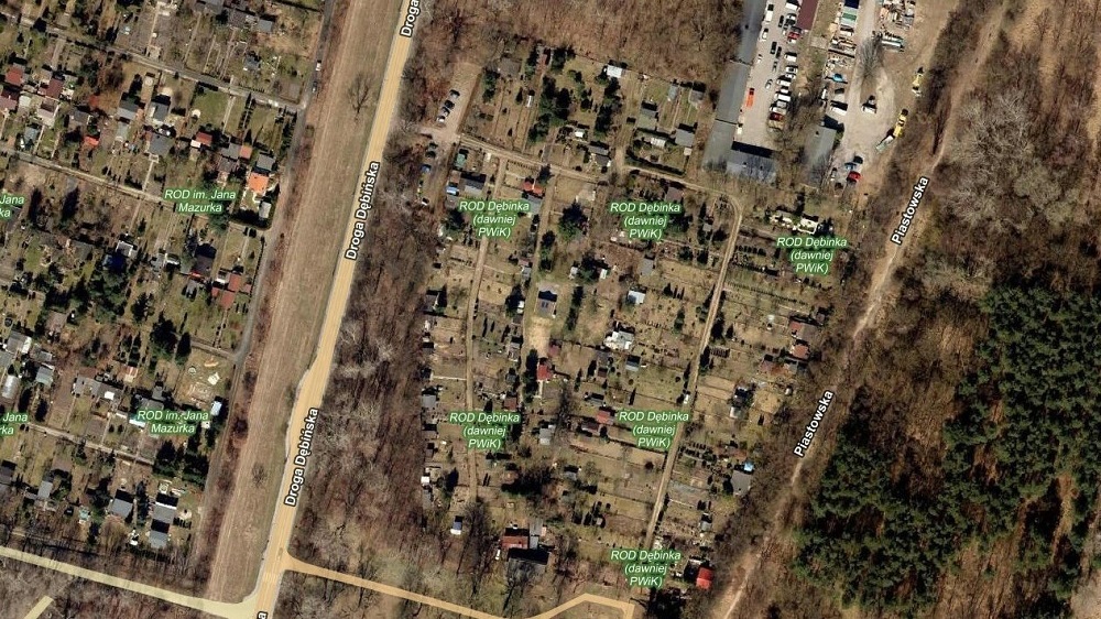 Fragment mapy miejskiej, źródło ZGiKM GEOPOZ - grafika artykułu