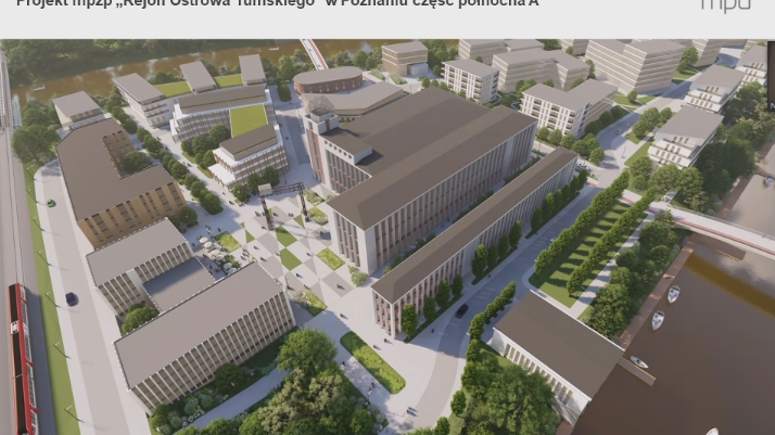 MPZP "Rejon Ostrowa Tumskiego" w Poznaniu - część północna A, rys. MPU