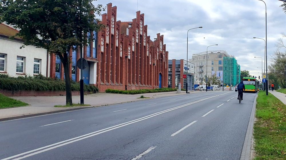 Ulica Garbary na odcinku stacji pomp Aquanetu, fot. ZDM