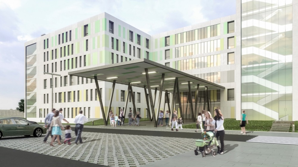 Wizualizacja Wielkopolskiego Centrum Zdrowia Dziecka - grafika artykułu