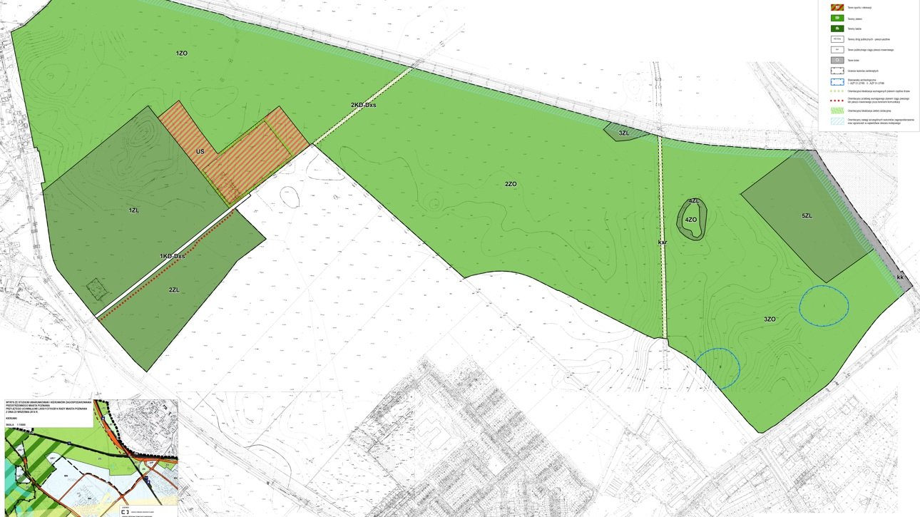 Załącznik do uchwały ws. miejscowego planu zagospodarowania przestrzennego "Strzeszyn Północ" - część D w Poznaniu, fot. MPU