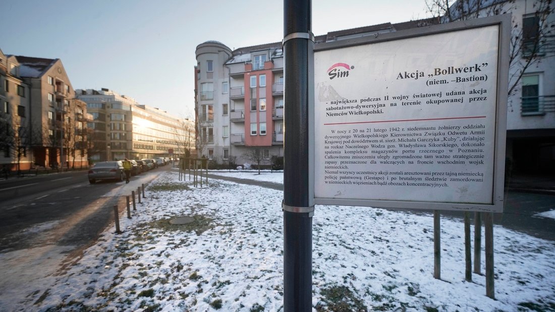 Skwer Bohaterów Akcji Bollwerk (fot. Grzegorz Dembiński)