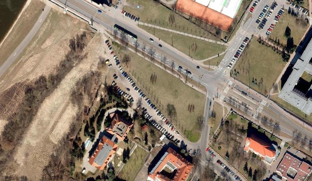 Proponowana lokalizacja skweru Obrońców Ukrainy 2022 (mapa: ZGiKM GEOPOZ) - grafika artykułu