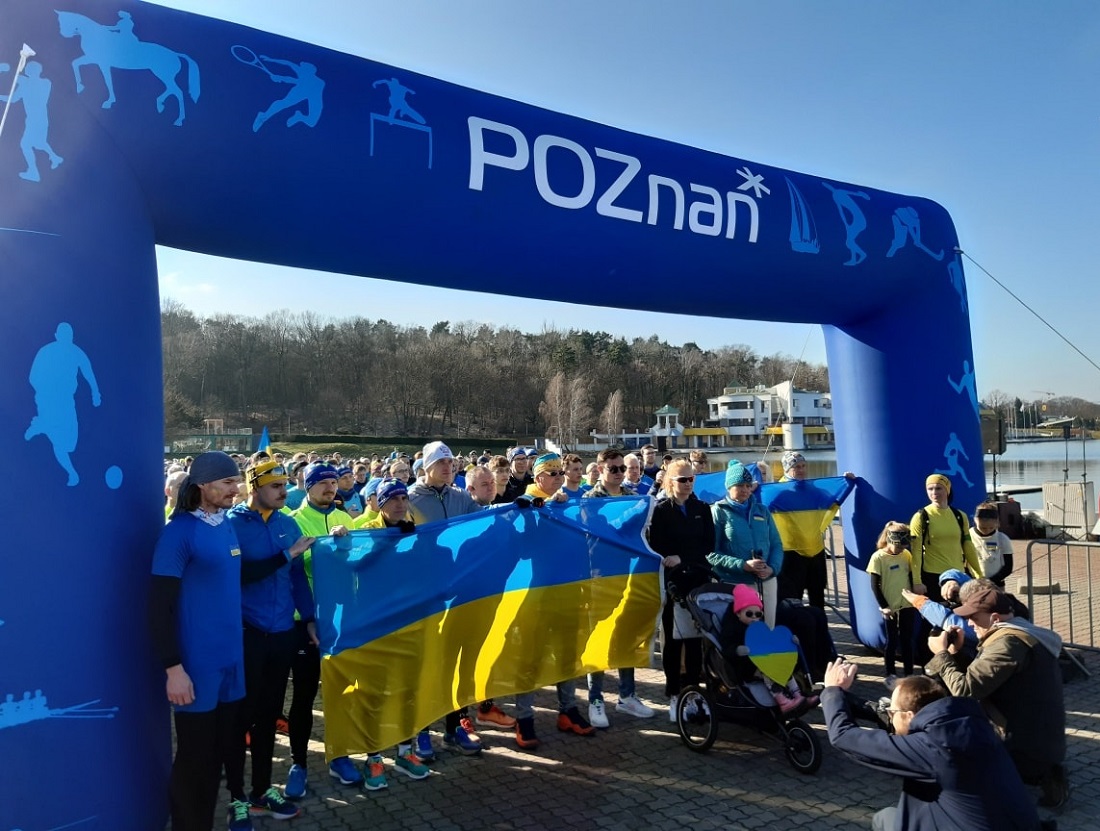 Bieg charytatywny nad Maltą na rzecz Ukrainy, 27.02.2022 r. (fot. POSiR) - grafika artykułu
