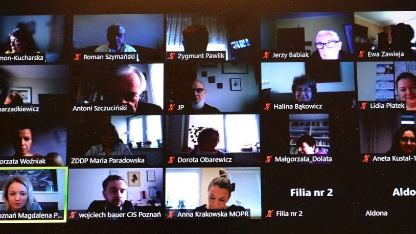 W czasie pandemii Miejska Rada Seniorów obradowała zdalnie (fot. MRS)