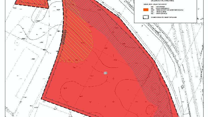 Wyrys ze studium uwarunkowań i kierunków zagospodarowania przestrzennego Miasta Poznania